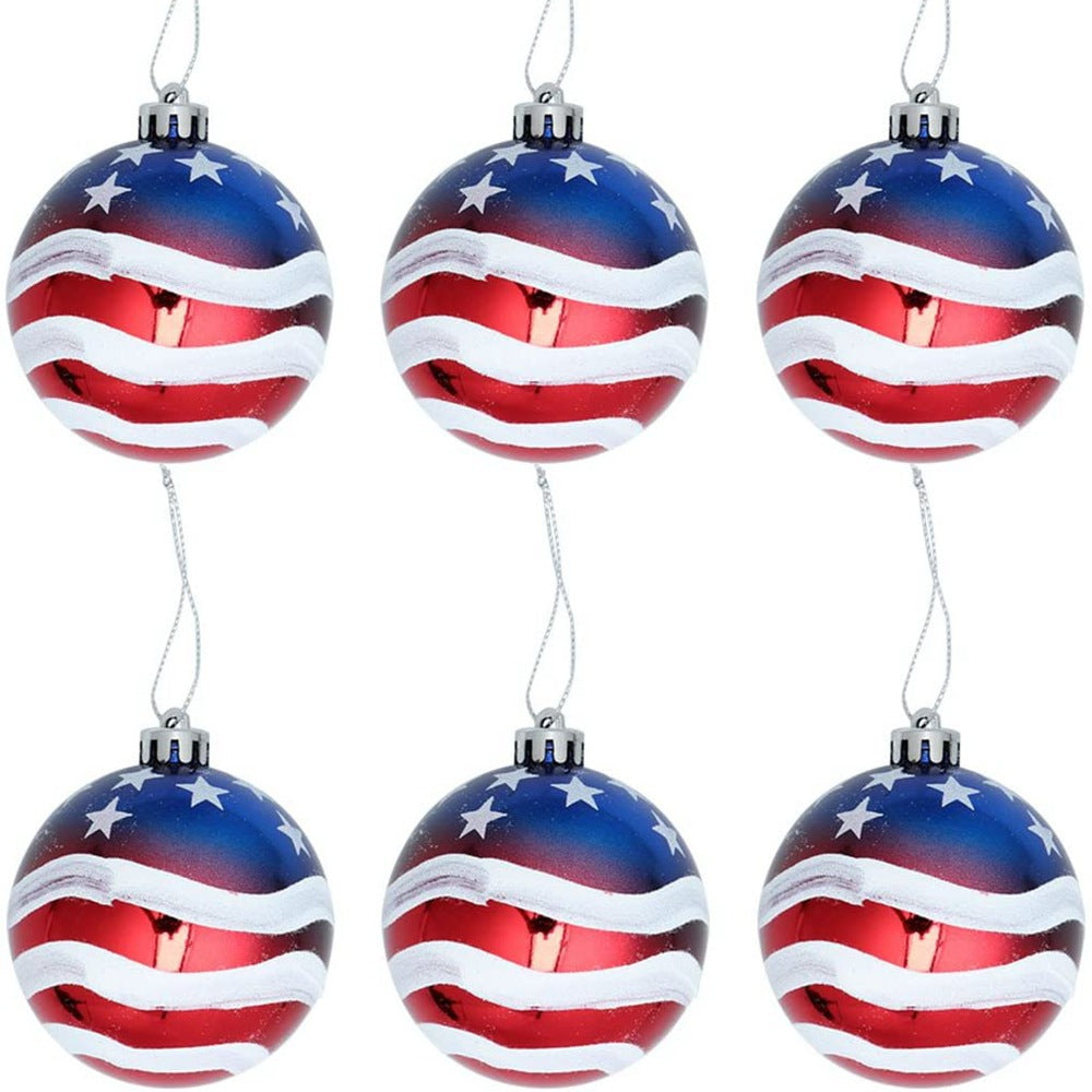 Decorative Patriotic Holiday Baubles Kalsten