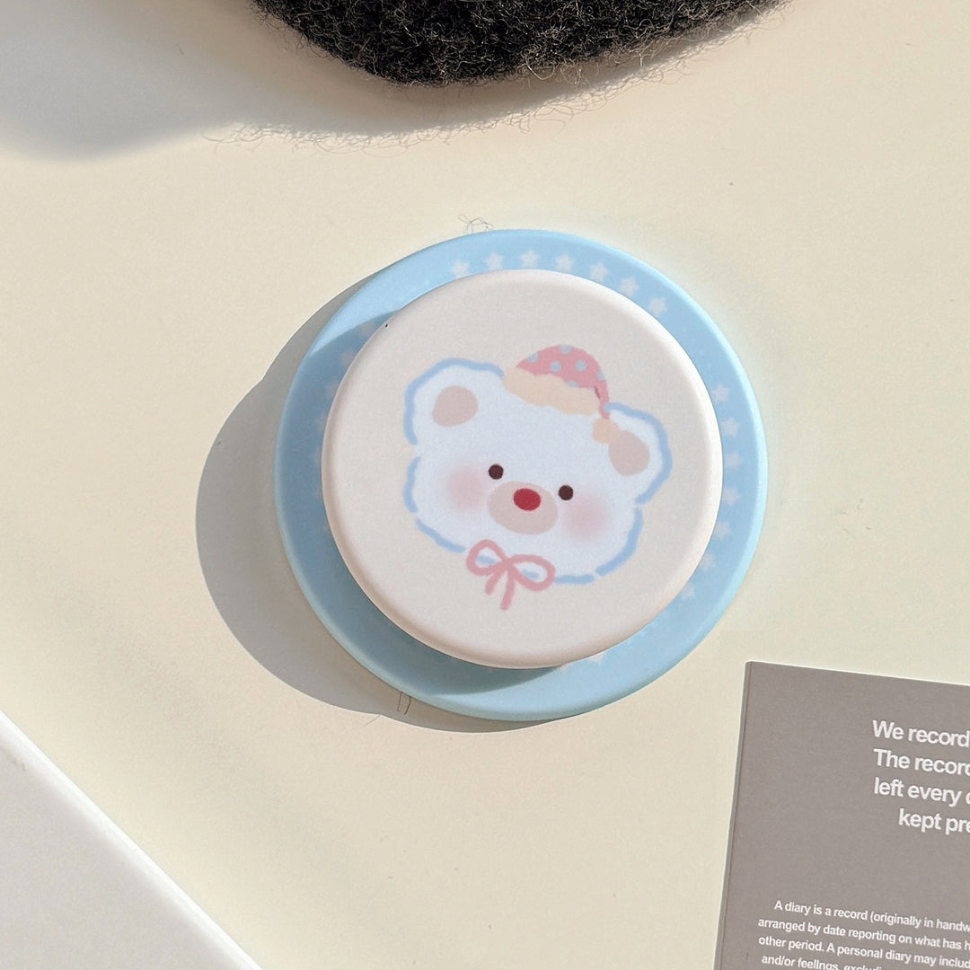 Decorative smartphone finger holder in dog design Kalsten