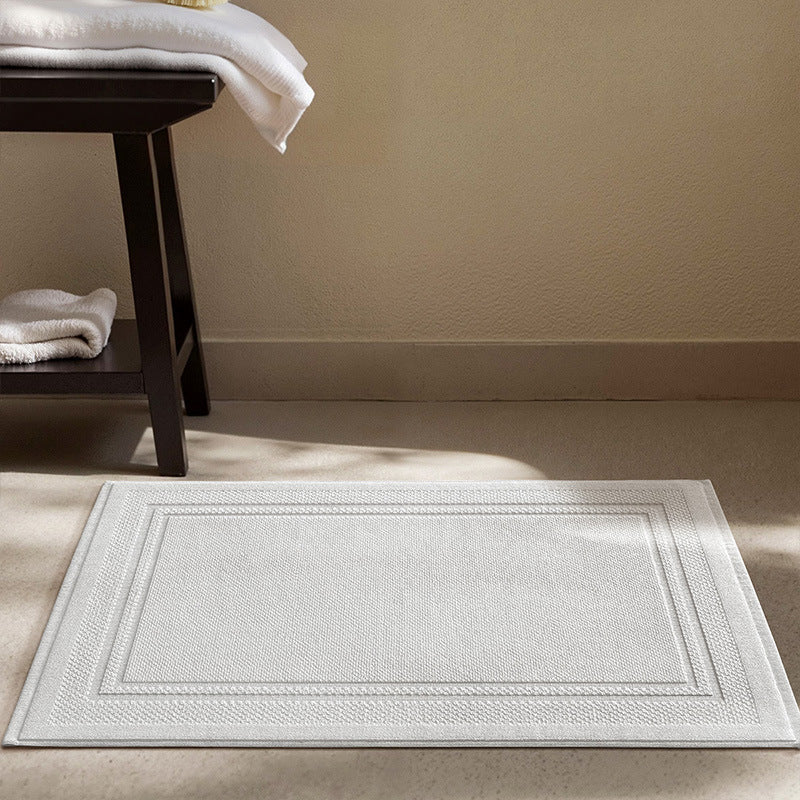 Soft Textured Round Bath Mat Kalsten