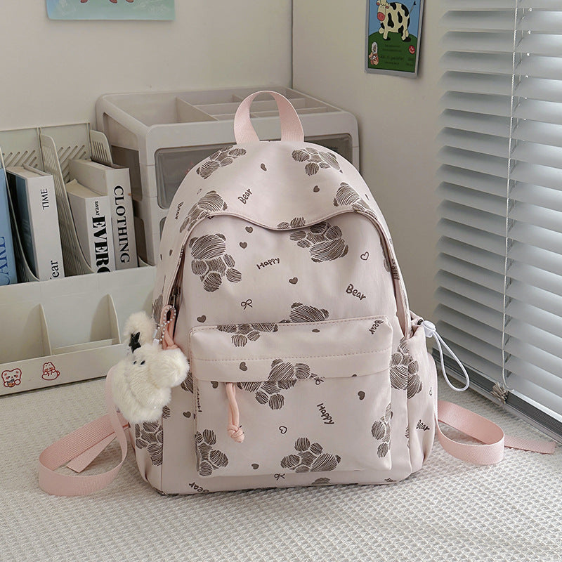 Cute Graphic Print Backpack