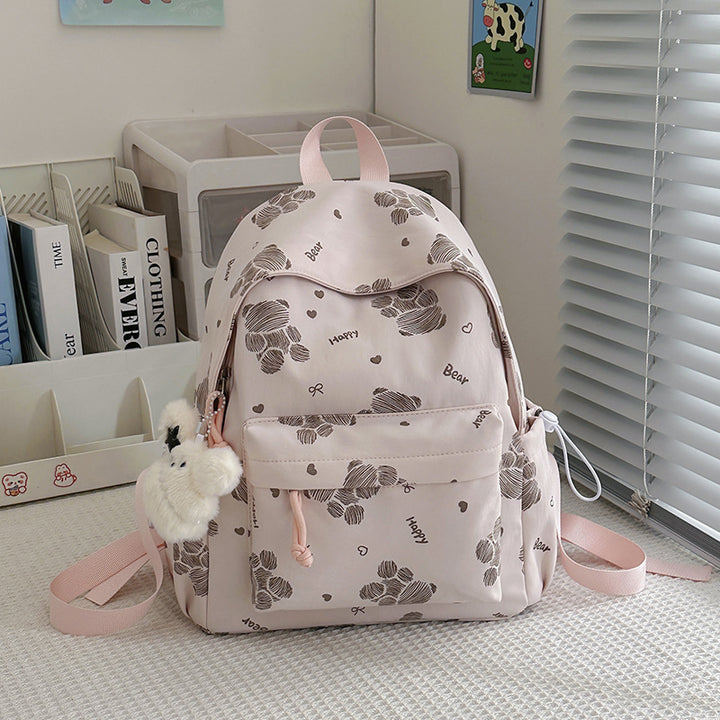 Cute Graphic Print Backpack