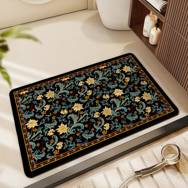 Geometric Pattern Decorative Floor Mat Kalsten