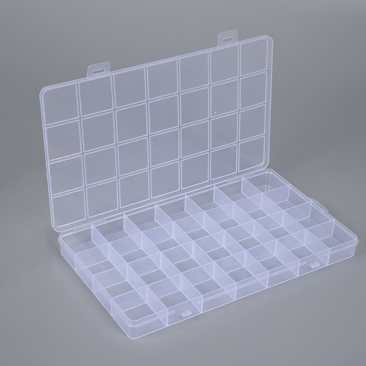 Transparent Multi-Compartment Storage Organizer Box Kalsten