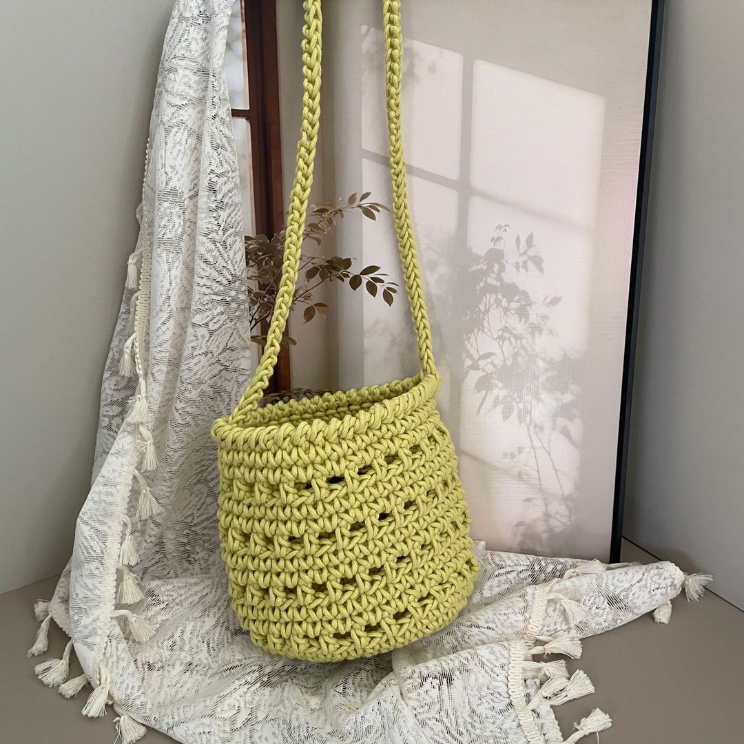 Macrame Handbag in Boho Style Kalsten