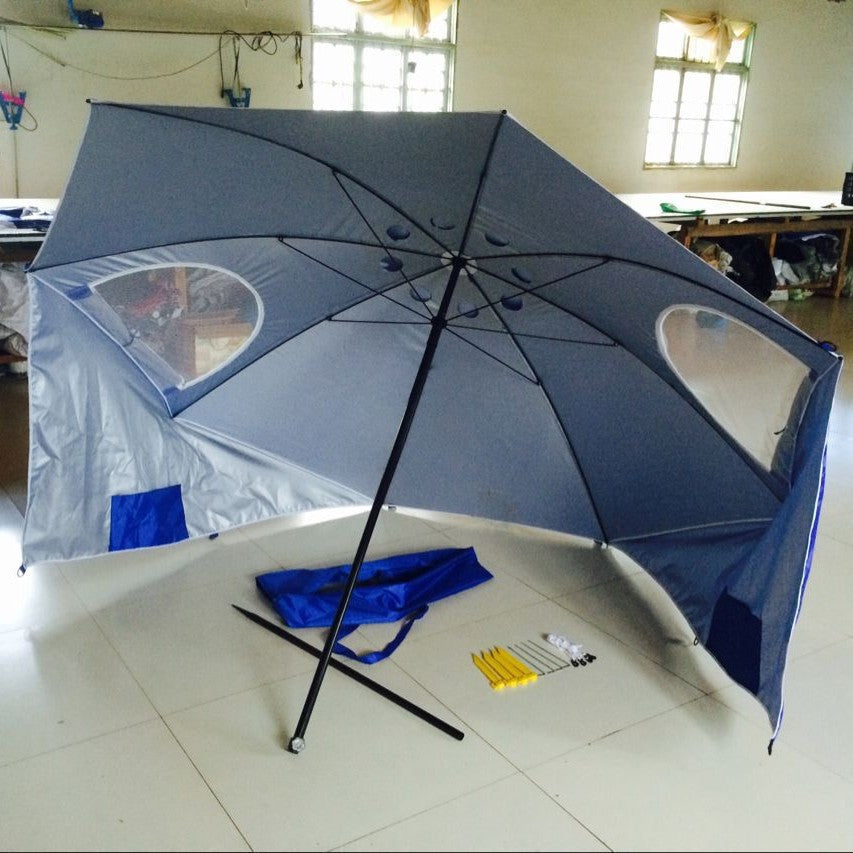 Sturdy beach umbrella with UV protection Kalsten