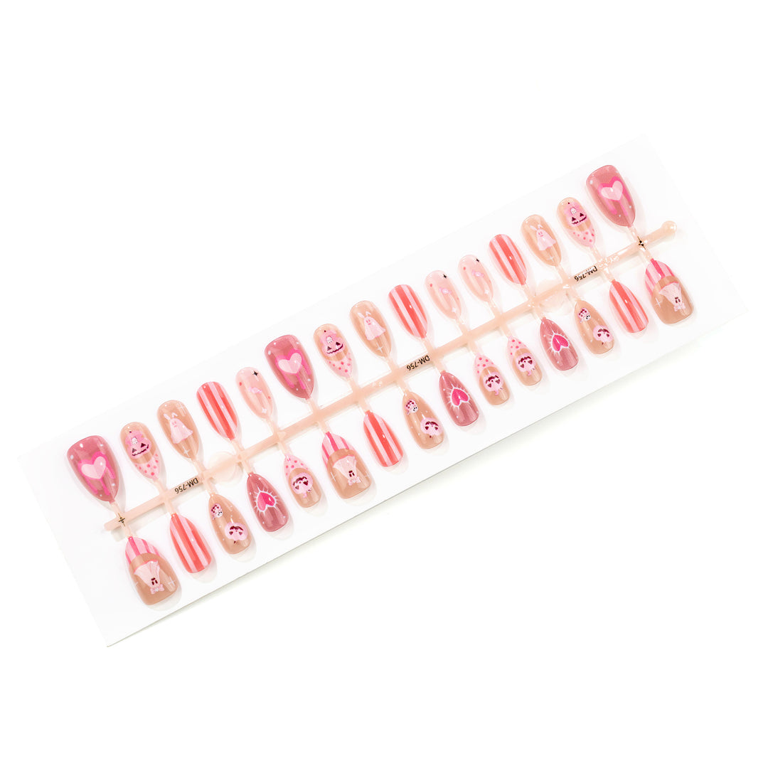 Themed Halloween Press-On Nail Art Set