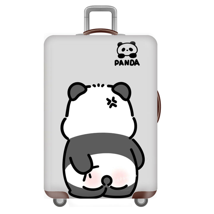 Unisex Hard-shell Travel Suitcase with Funny Panda Design Kalsten