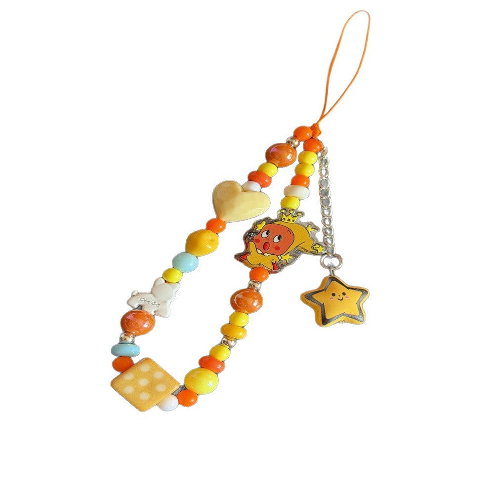 Playful Charm Beaded Phone Strap Kalsten