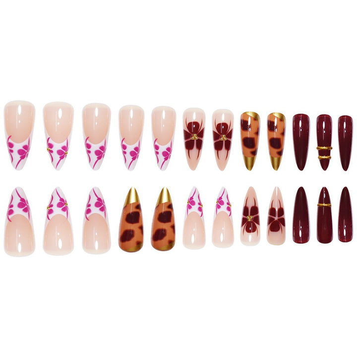 Artistic Long Stiletto Press-On Nail Extensions Kalsten
