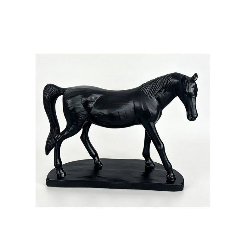Artistic Wooden Horse Sculpture
