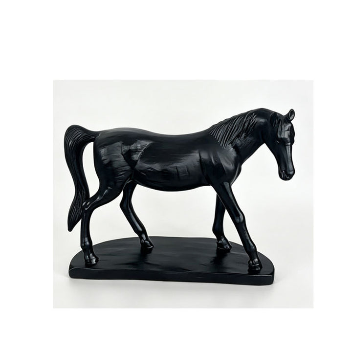 Artistic Wooden Horse Sculpture