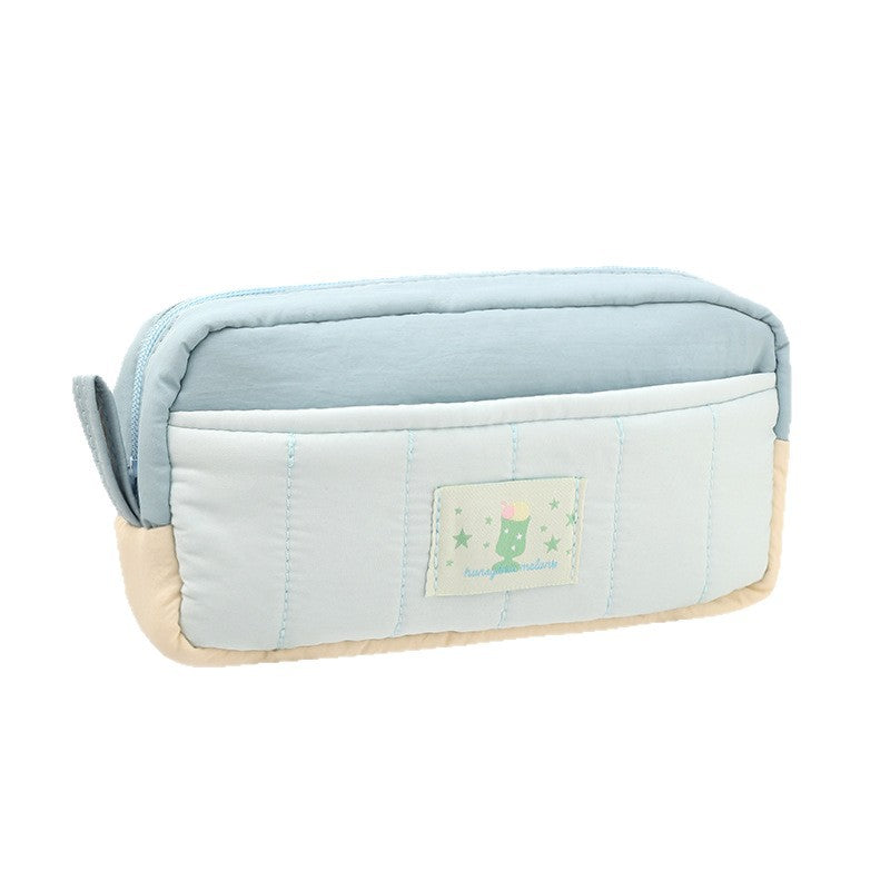 Quilted Multi-Compartment Pencil Organizer