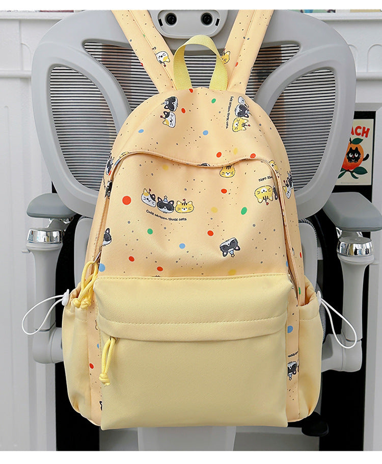Backpack with Cute Cartoon Design and Practical Compartments Kalsten