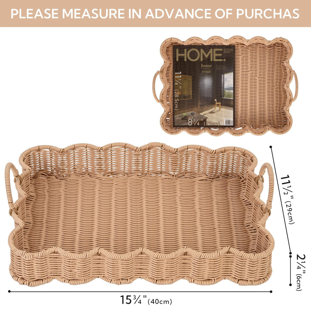 Natural Woven Storage Tray Kalsten