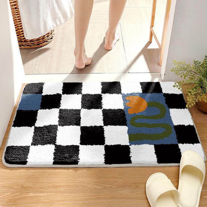 Playful Penguin-Themed Bath Mat Kalsten