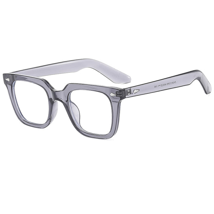 Ladies fashionable glasses with oversized, transparent frame Kalsten