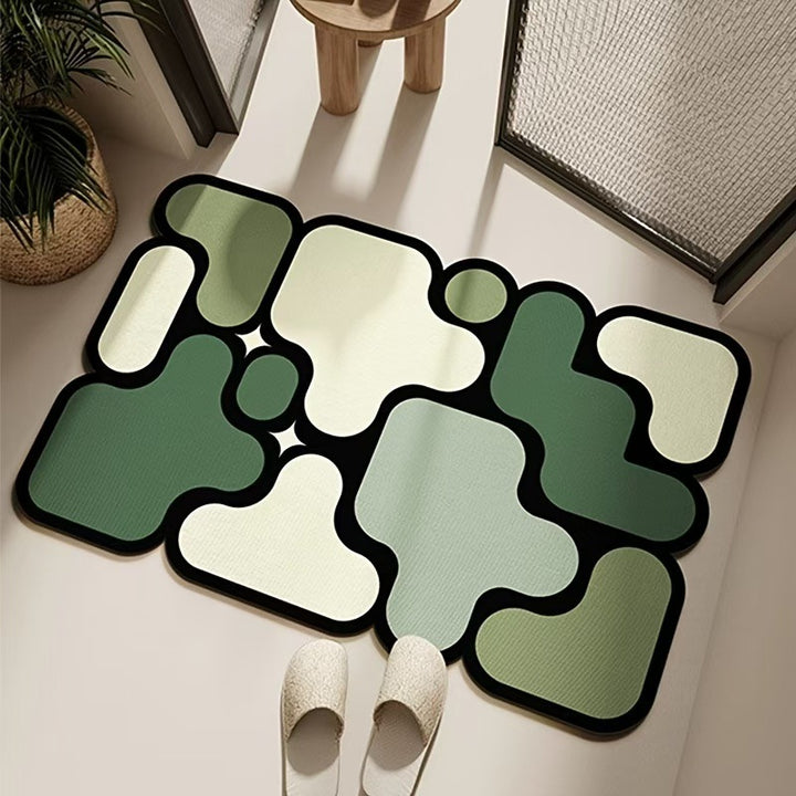 Modern Abstract Floor Mat Kalsten