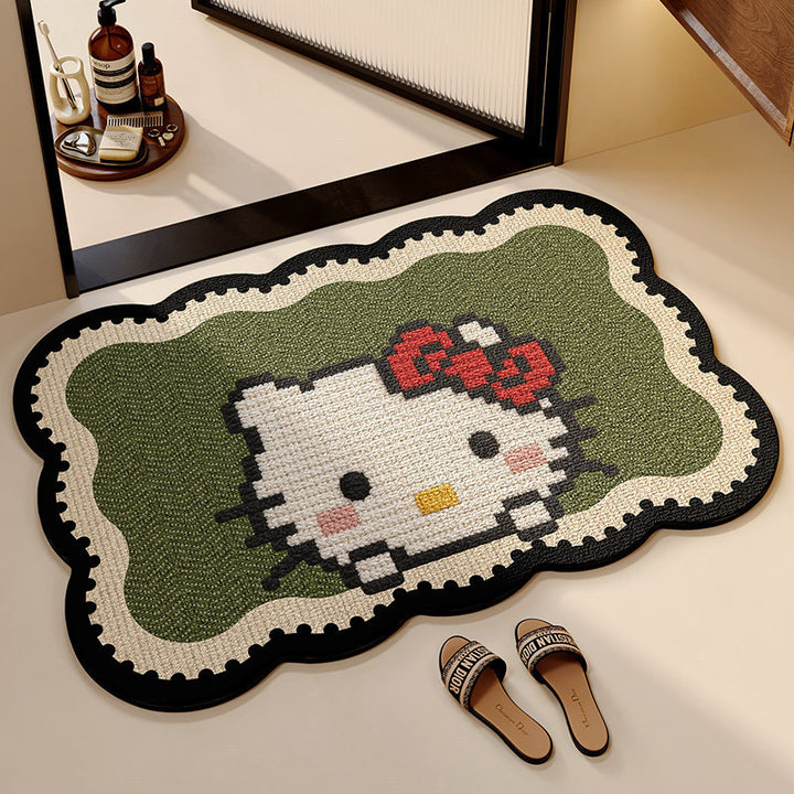 Decorative Cat-Shaped Bath Mat