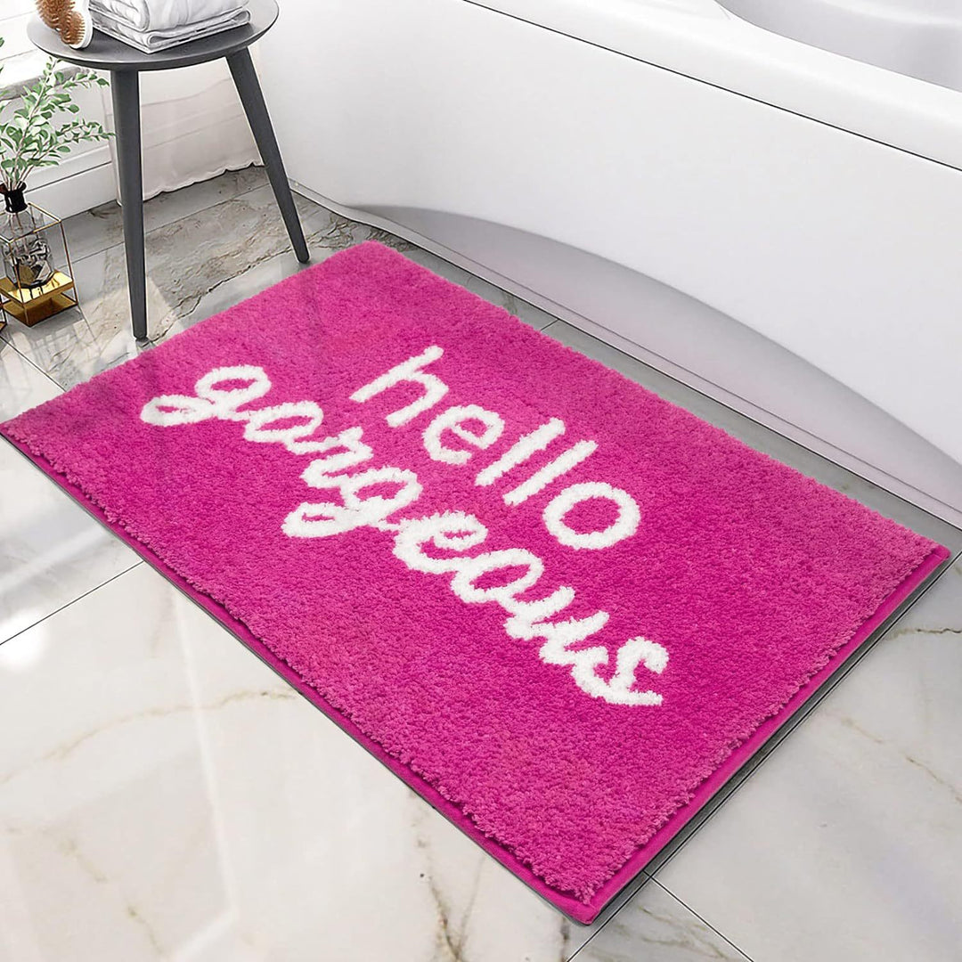 Decorative Sentences Area Mat