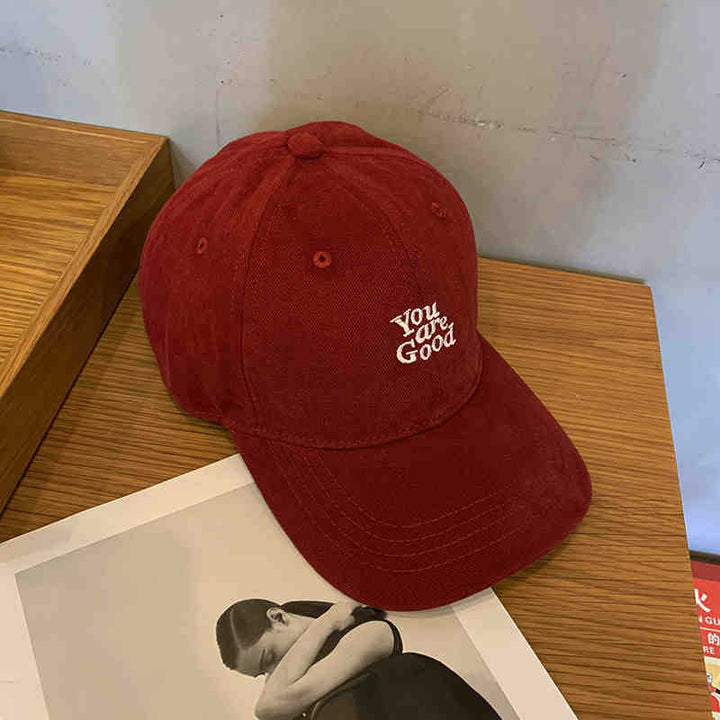 Men's Casual Distressed Message Baseball Cap Kalsten
