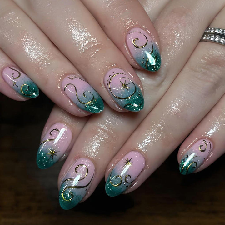 Nail art set with glittering decorations Kalsten
