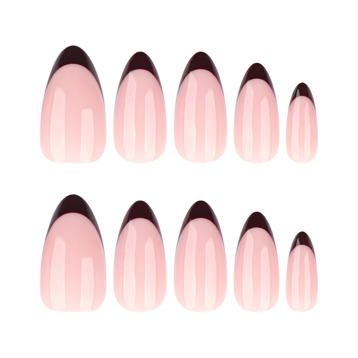 Elegant Stiletto Fake Nails with Gradient and Shine Kalsten