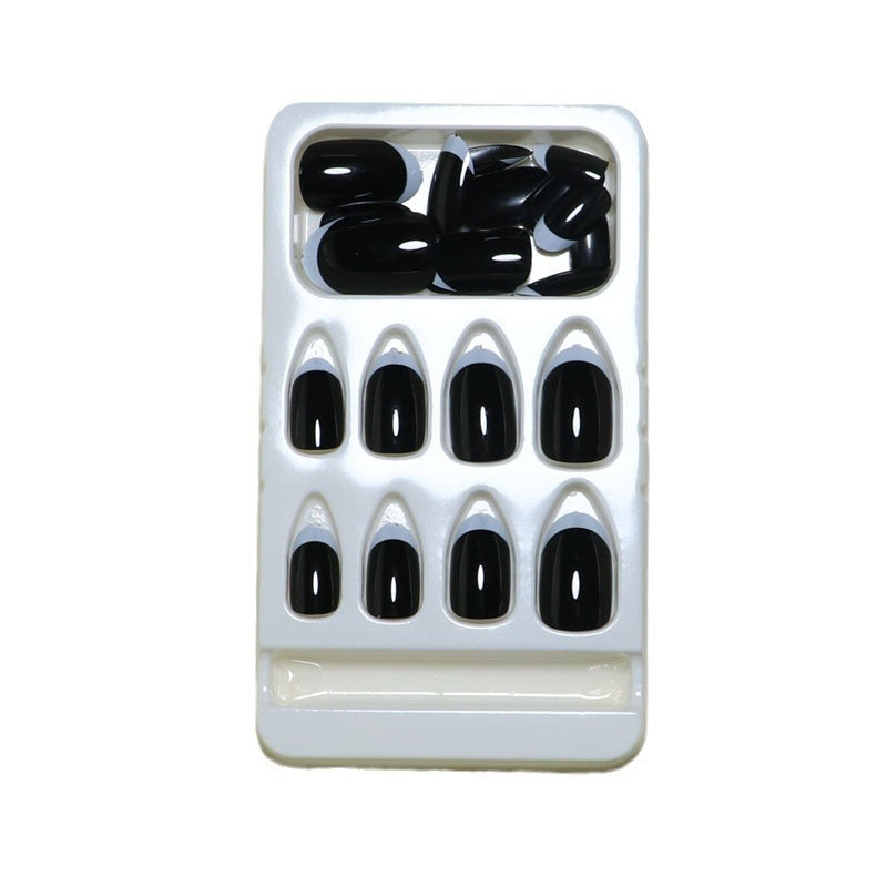 Elegant French Tip Press-On Nail Set Kalsten