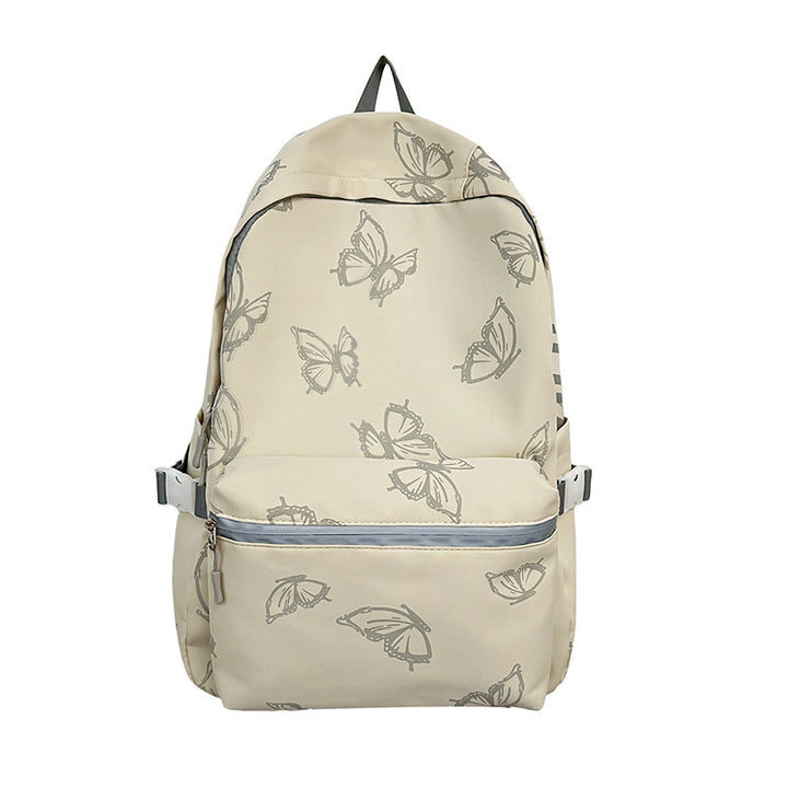 Stylish Butterfly Print Backpack Kalsten