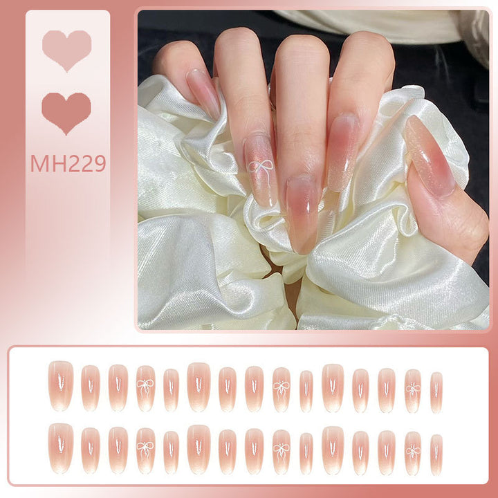 Gradient Glitter Press-On Nails