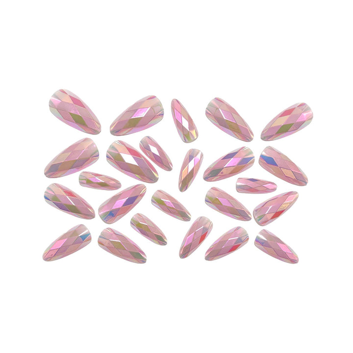 Artificial nails with radiant crystal design Kalsten