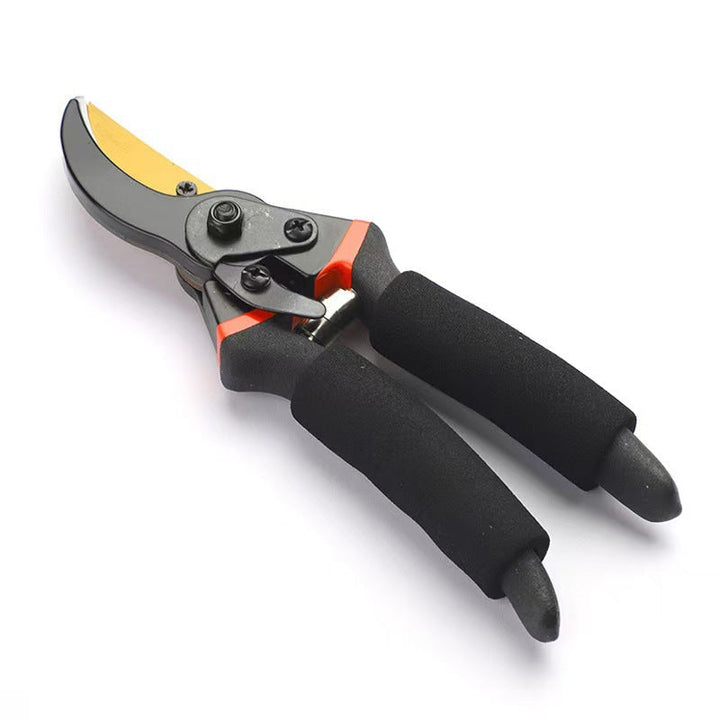 Ergonomic curved bypass pruning shears with non-slip foam grips Kalsten