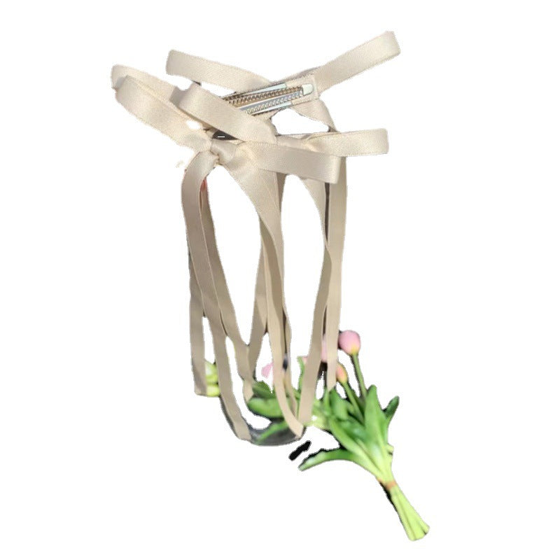 Decorative Satin Ribbon Hair Clip Kalsten