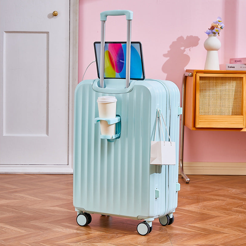 Functional Tech-Integrated Rolling Suitcase Kalsten