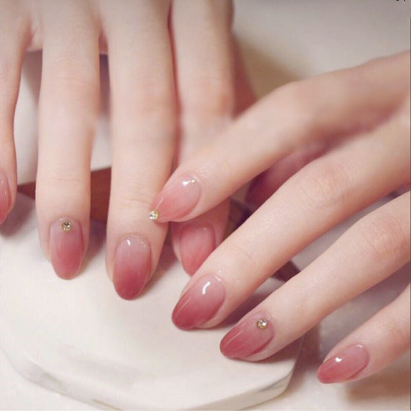 Elegant Ombre Press-On Nail Art Set