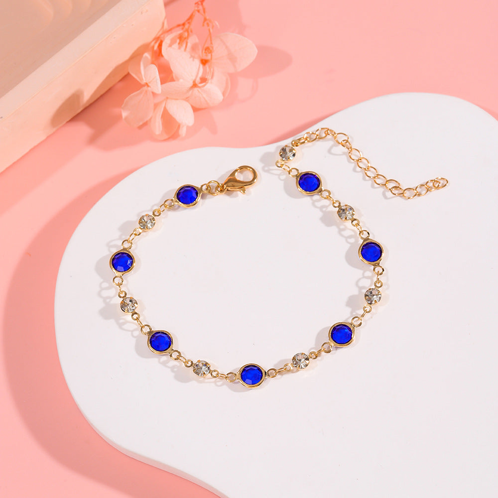 Elegant Crystal Adorned Bracelet Kalsten
