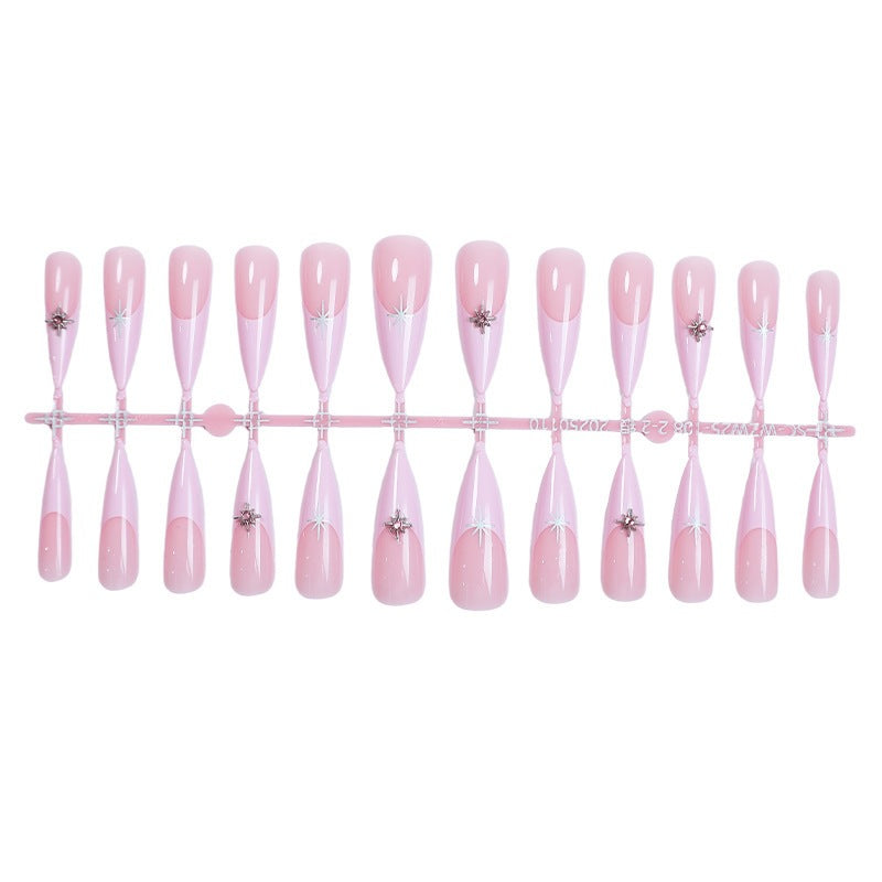 Artificial nail set with delicate mandala patterns and elegant accents Kalsten