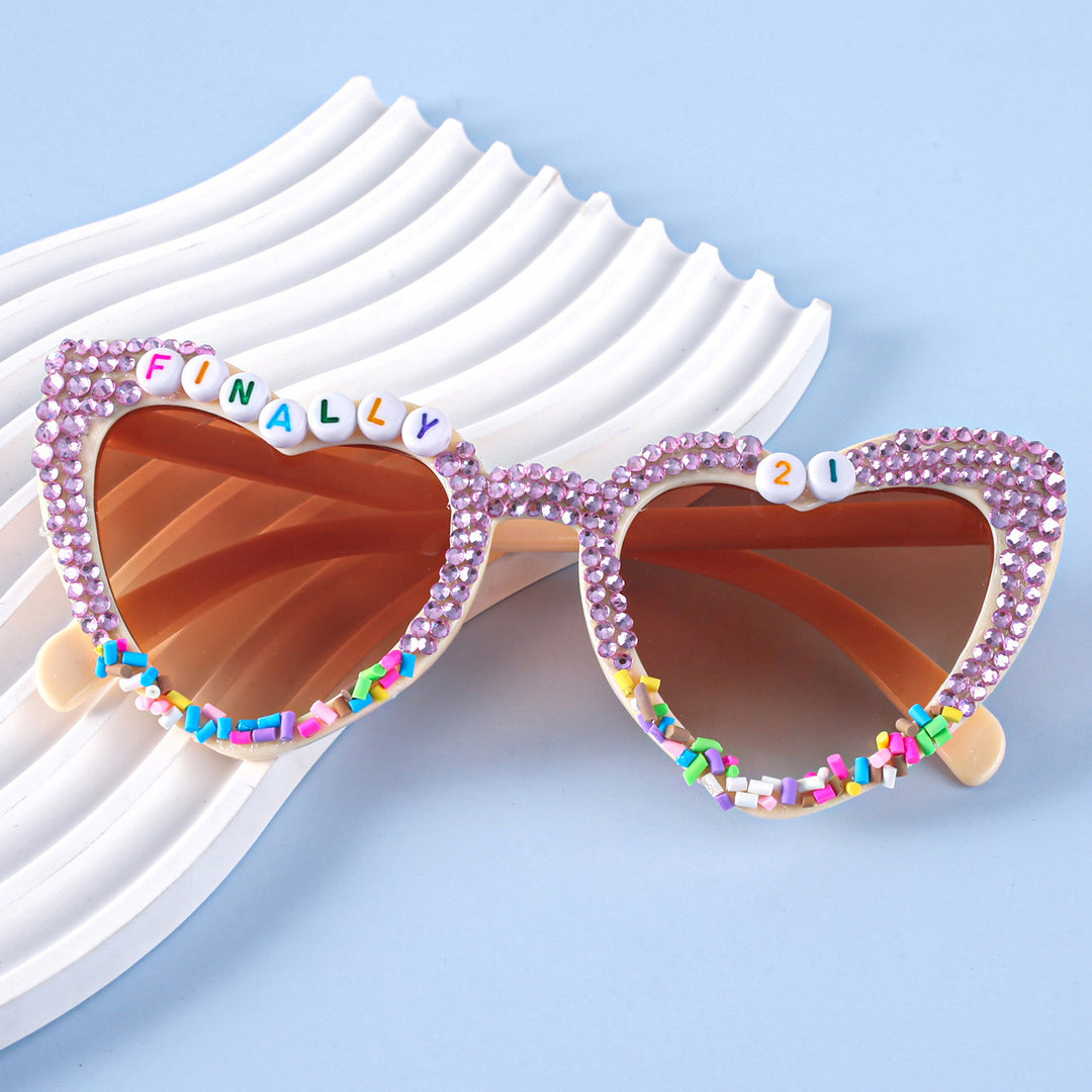 Decorative Birthday-Themed Fashion Sunglasses Kalsten