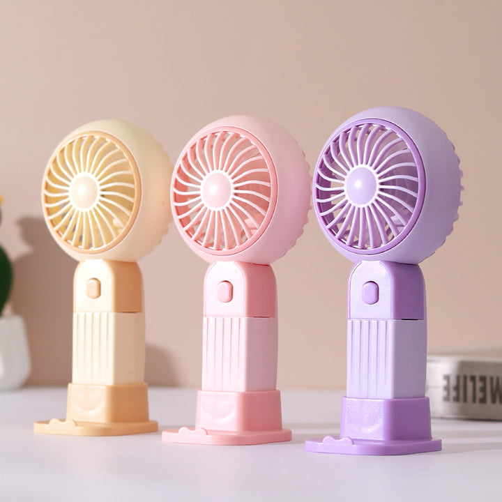 Women's Portable Hand Fan with USB Charging Function and Ergonomic Design Kalsten