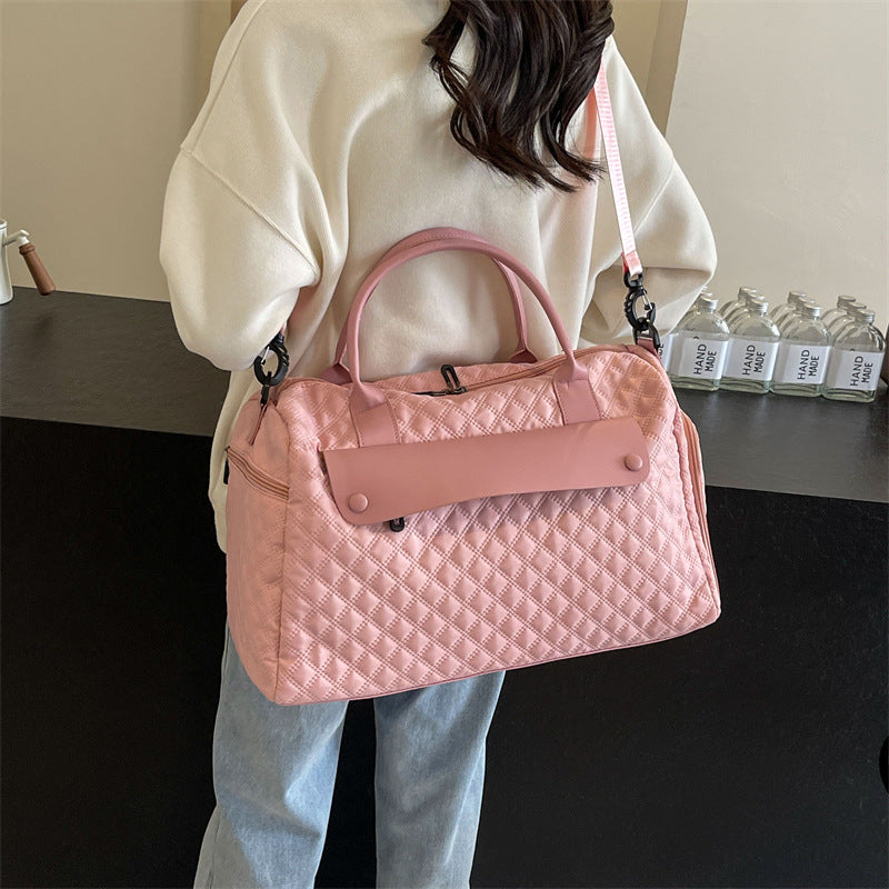 Quilted Travel Duffle Bag Kalsten