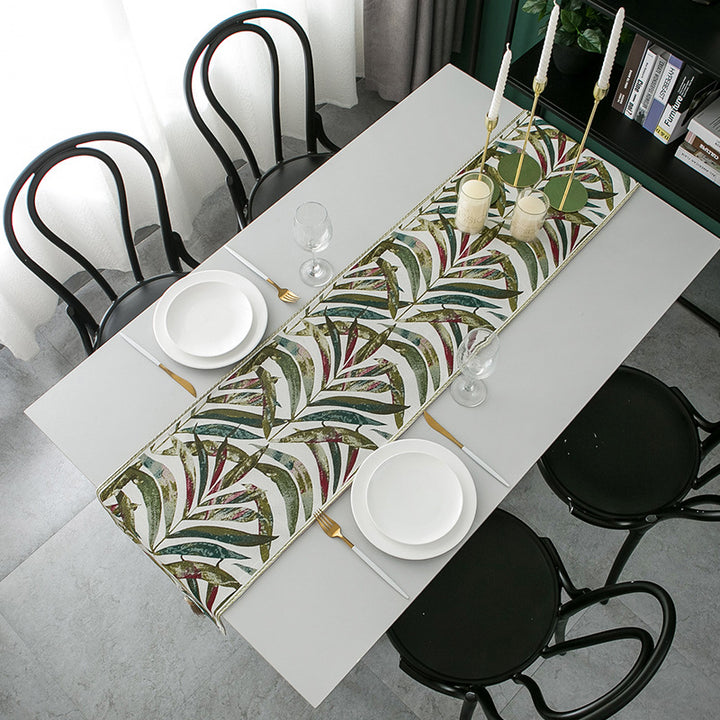Leaf Pattern Table Runner