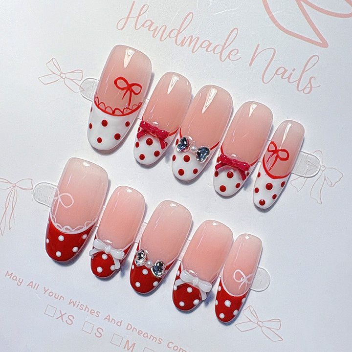 Decorative Press-On Nail Set Kalsten