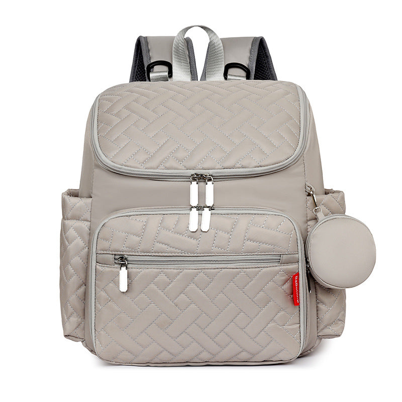 Quilted Multi-Compartment Backpack Kalsten