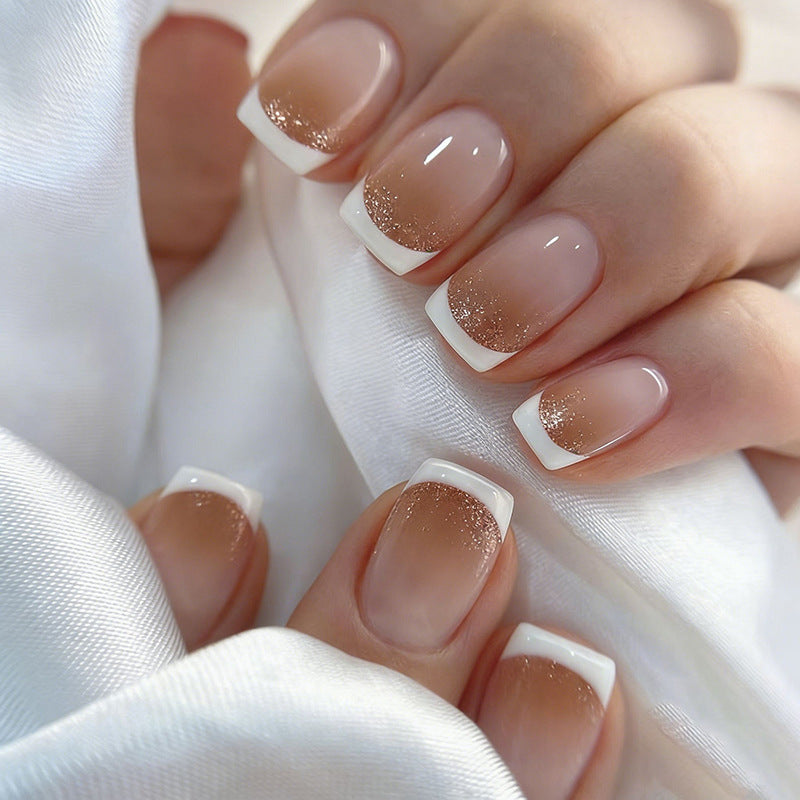 Elegant French Tip Nail Art Enhancements Kalsten 1789915913