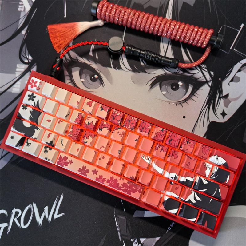 Custom Anime-Themed Mechanical Keyboard Kalsten