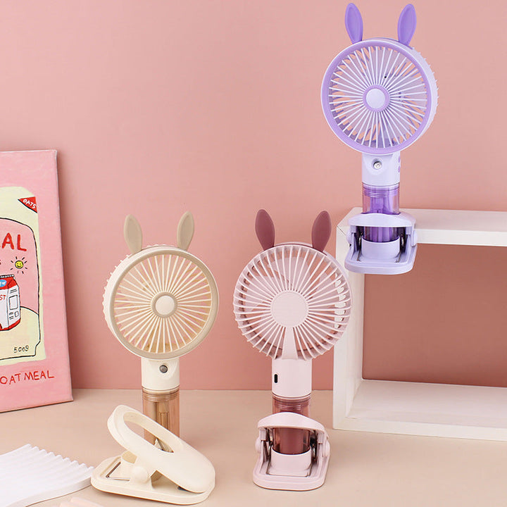 Women Portable Mini Fan with Spray Function Kalsten