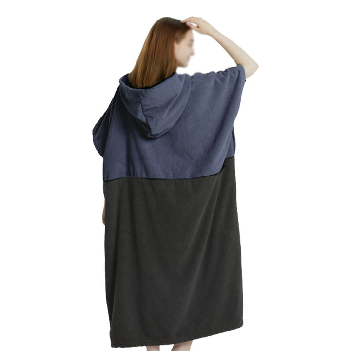 Fluffy Hooded Bath Poncho Kalsten