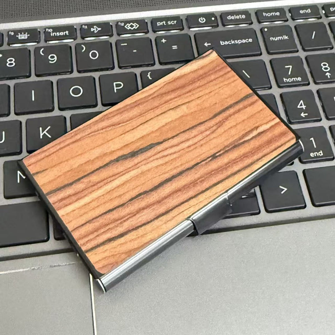 Wooden Credit Card Holder