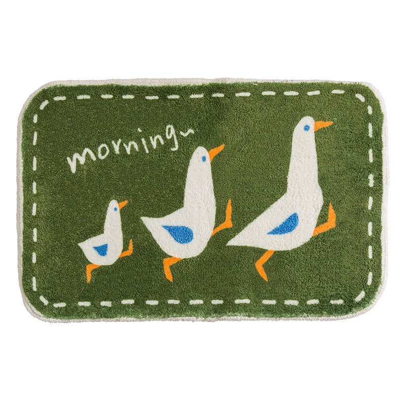 Floral Emblazoned Area Mat Kalsten