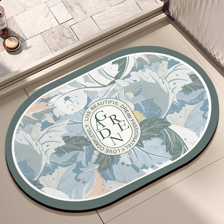 Decorative Motivational Bath Mat Kalsten