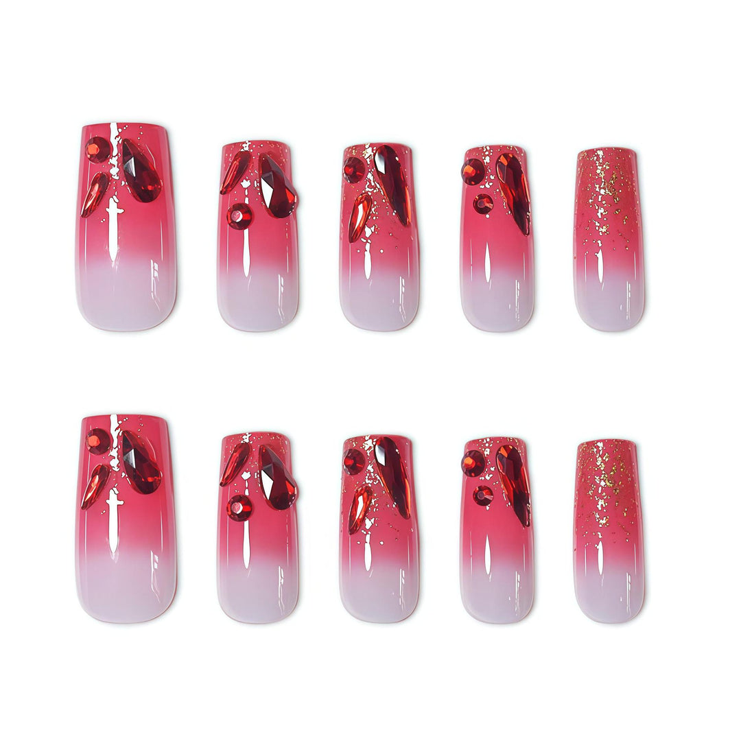 Artistic Decorative Gel Nail Extensions Kalsten